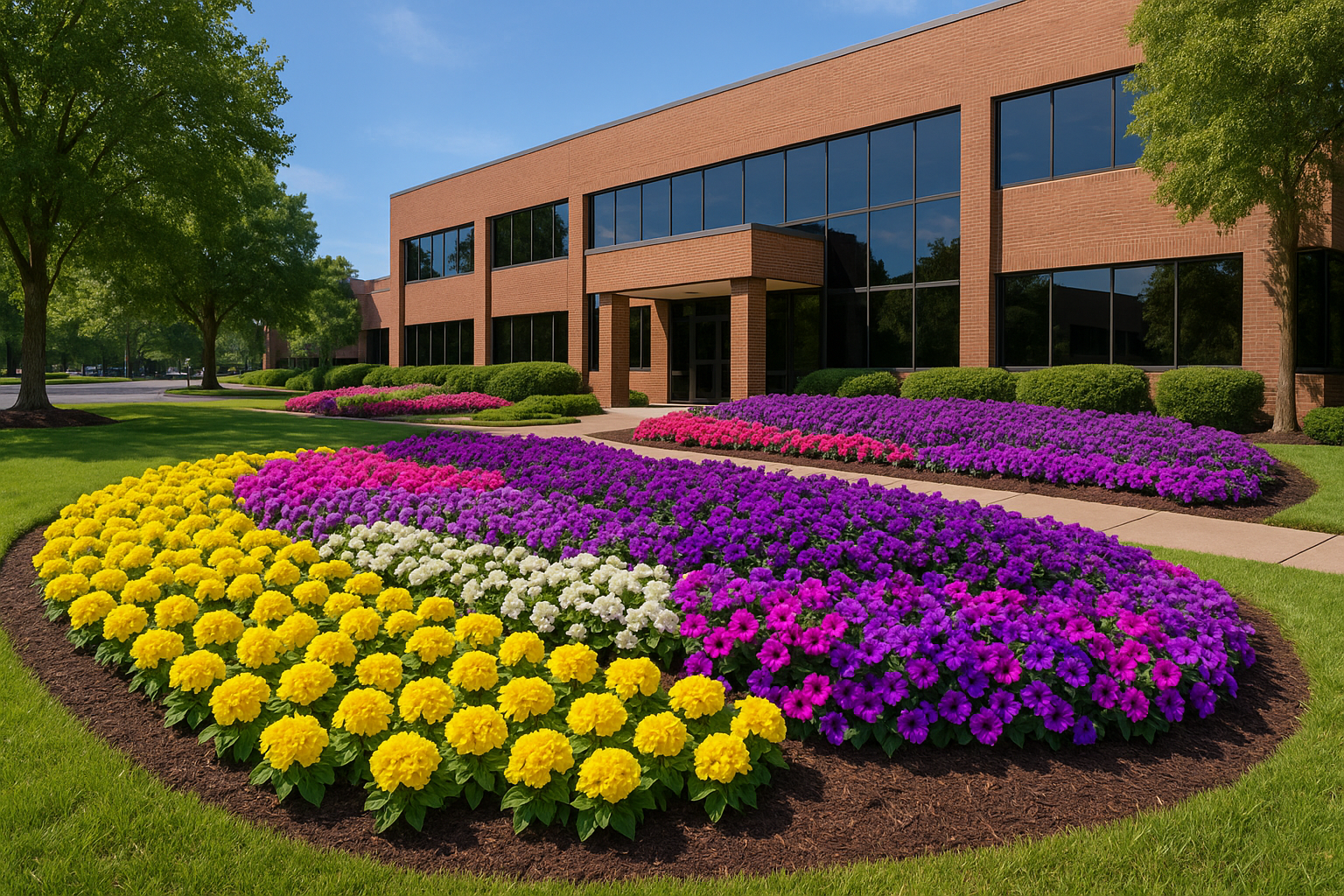 Commercial Flower Beds in Memphis
